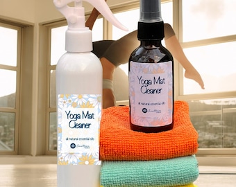 Gym Wipes Yoga Mat Wash Cleaner Spray, Pilates Workout Yoga Mat Cleaner Spray Organic