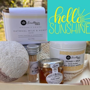 SENDING YOU SUNSHINE, Positive Vibes, Cheer Gift, Self Care for Women, Box, Spa Gift Basket, Mental Health Gift For Her Pleasure