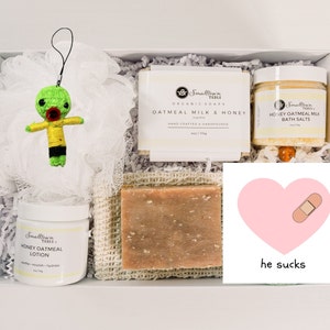 Break Up Gift Box for Friend, Breakup Care Package, Cheer Up Gift, Divorce Encouragement Broken Heart, Send a Hug, Gay Breakup, Voodoo Doll