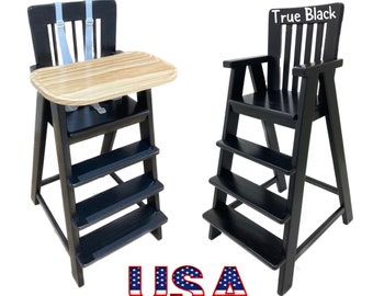 Wooden High Chair Booster: Convertible Toddler Dining Chair