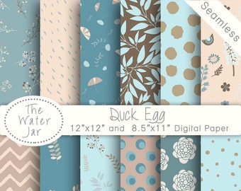 Silver Glitter Digital Paper Set Turquoise Navy Blue and - Etsy
