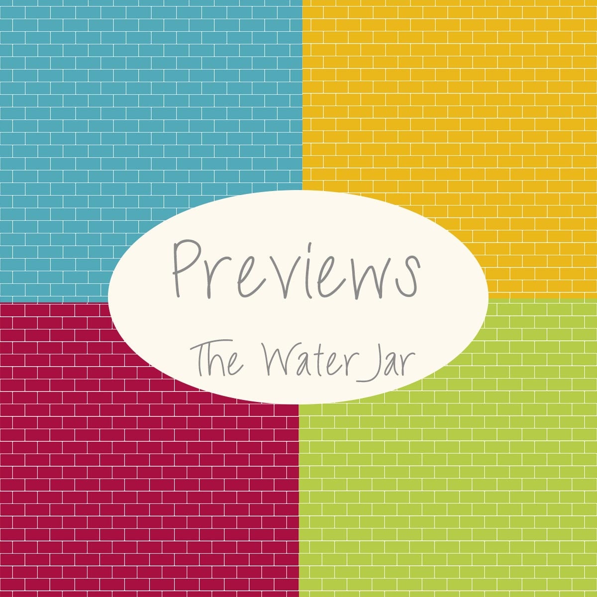 Colorful Subway Tile Digital Paper Pack, Seamless Metro Tile Patterns ...