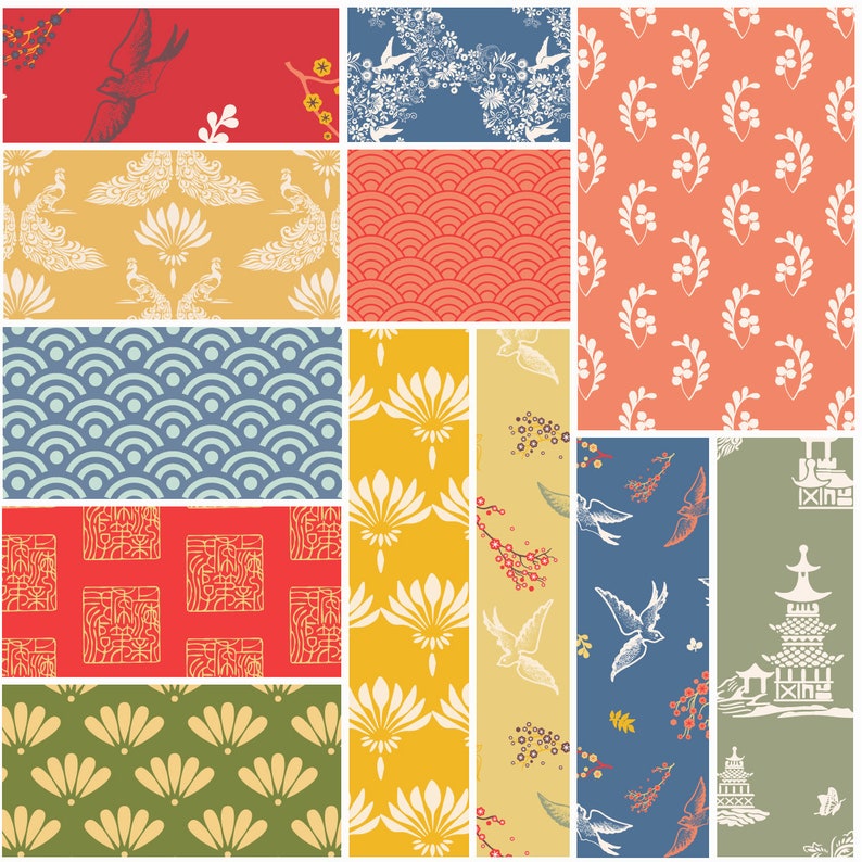 Printable Chinoiserie Designs Seamless Chinioserie Prints - Etsy