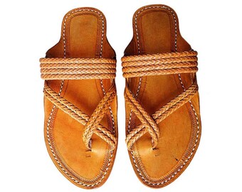 Handcrafted Cross Braided Kolapuriz (SCK-M-003)