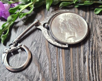 Vintage 1922 Liberty Coin Keychain - Collectible Keepsake