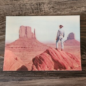 Cartão-postal vintage lenticular holográfico 3D do Vale dos Monumentos | Uma lembrança do sudoeste americano