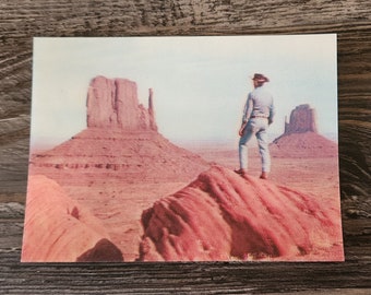 Vintage 3D Lenticular Holographic Monument Valley Postcard – A Souvenir from the American Southwest