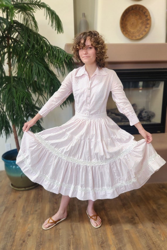 1950s Vintage Girls Tween/Teen Retro Blouse & Skir