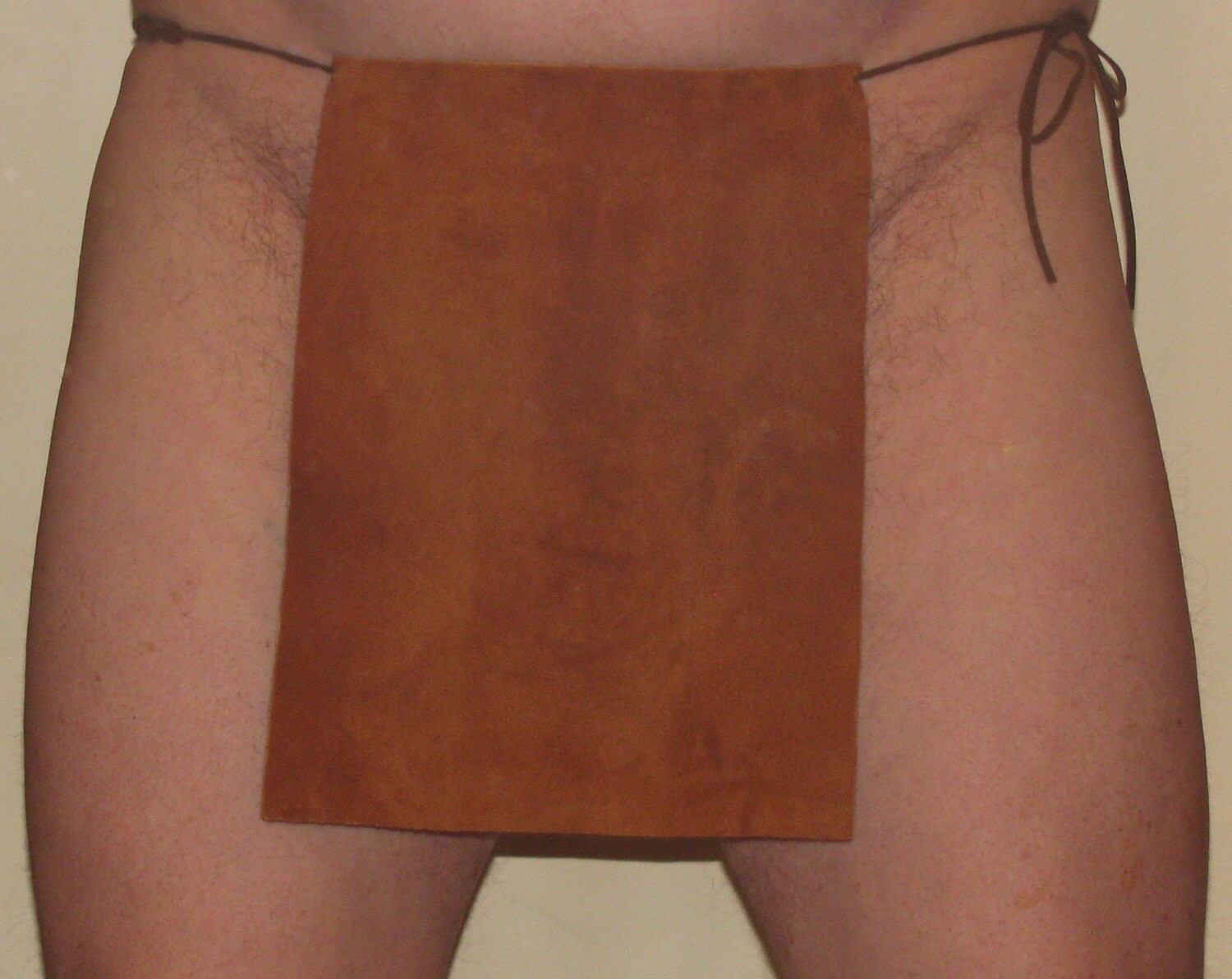 Half Loincloth Real Suede Leather Front Panel Only Etsy