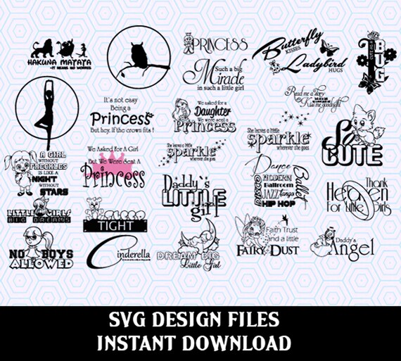 Download Girls room wall decals quotes SVG Vector files. 25 .svg ...
