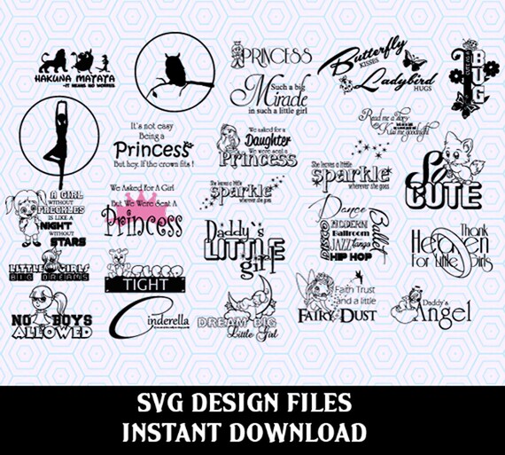 Download Girls Room Wall Decals Quotes Svg Vector Files 25 Svg Etsy