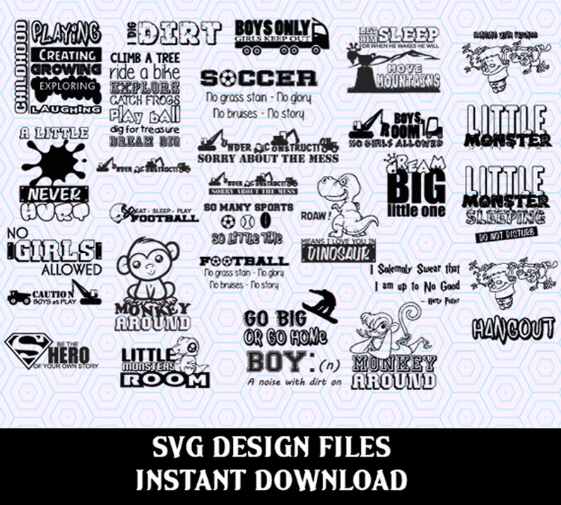 boys room wall decals quotes svg vector files. 29 .svg & | etsy