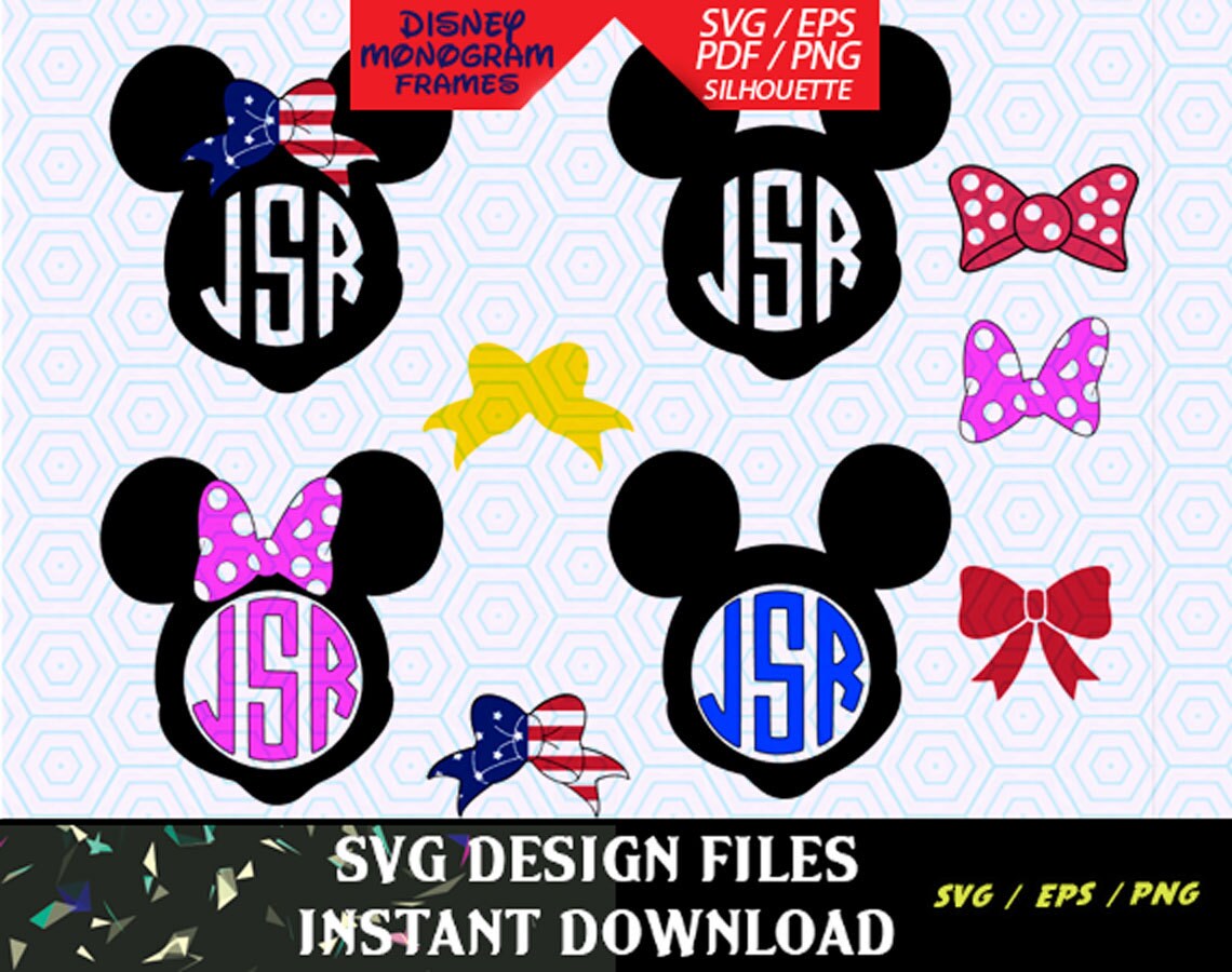 Free Free 121 Disney Monogram Svg SVG PNG EPS DXF File
