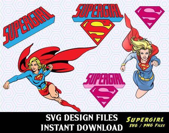 Download Super Hero Supergirl Svg Clipart Super Hero Collection Svg Etsy