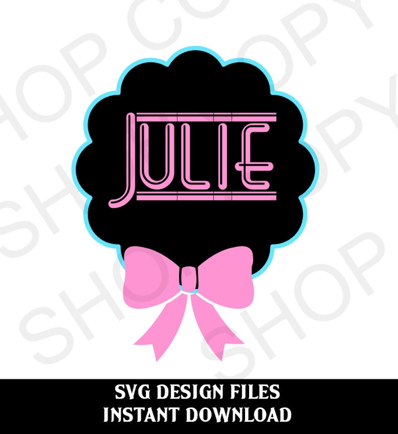 Download Circle Monogram Frame SVG Cut Files for Vinyl Cutters Glass | Etsy