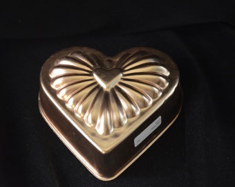 Vintage Copper Mold Heart