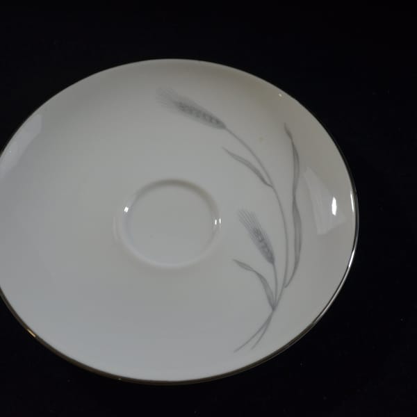 Johann Haviland Silver Wheat Saucer, Vintage Wheat Saucer