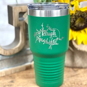 Rough Life Lake Map 30oz Insulated Tumbler