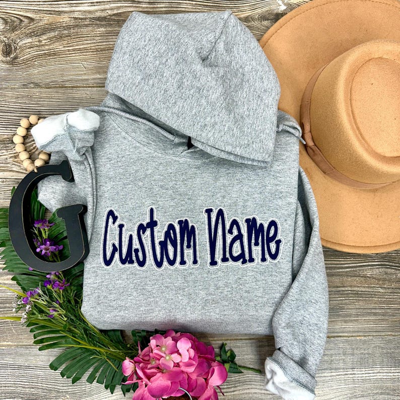 Custom Name 3D Puff Embroidery file, Personalized Puffy Font with Satin Edge outline image 11