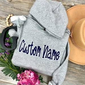 Custom Name 3D Puff Embroidery file, Personalized Puffy Font with Satin Edge outline image 12