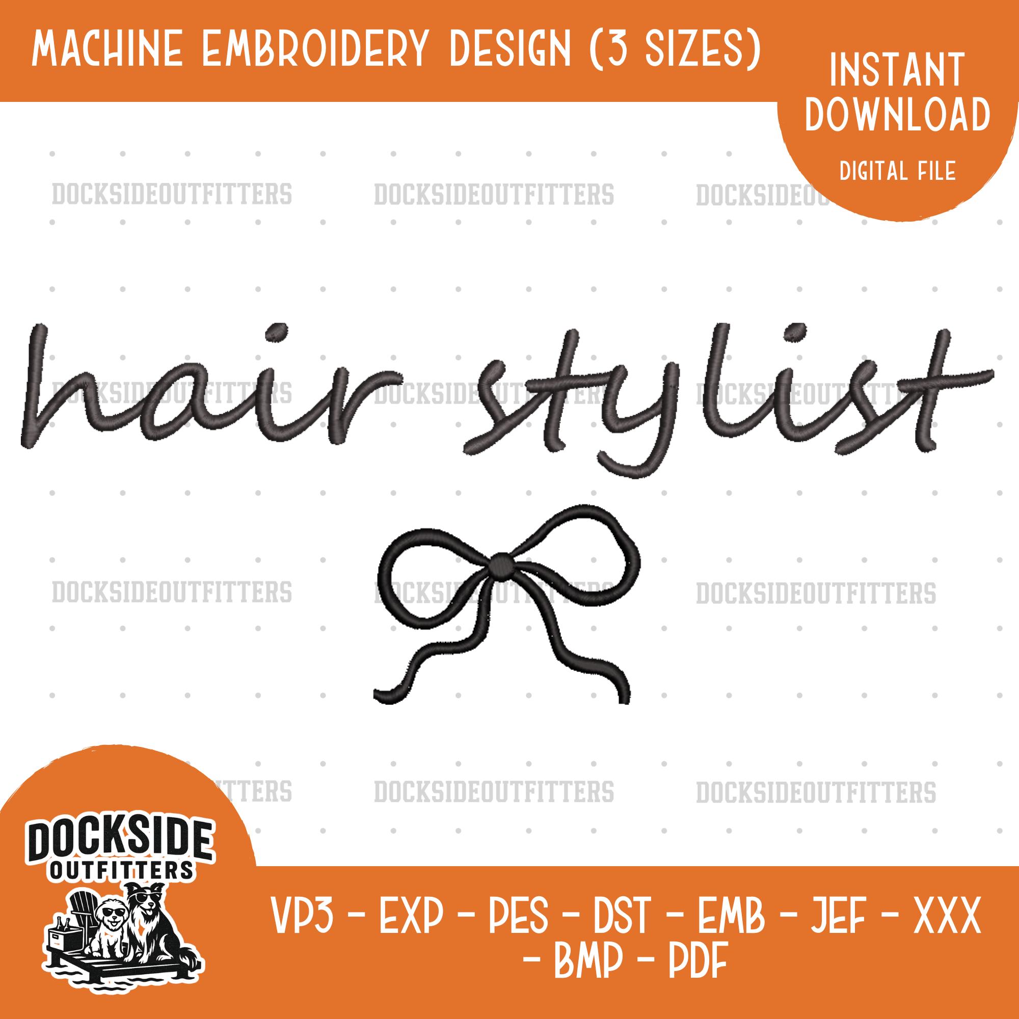 Patch Brodé Thermocollant - Motif Coiffure (Peigne & Ciseaux) - 8x7 Cm - Pour Vêtements, Accessoires Coiffeur
