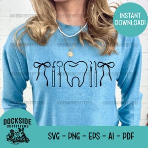 Arco dental SVG PNG, clipart dental, descarga digital instantánea para grabado láser por sublimación Cricut DTF