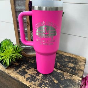 Funny Weekend Tumbler, 40oz Tumbler With Handle and Straw, Yardwork Joke Cup, Insulated Travel Mug, Gift for Gardeners, Stanley Dupe