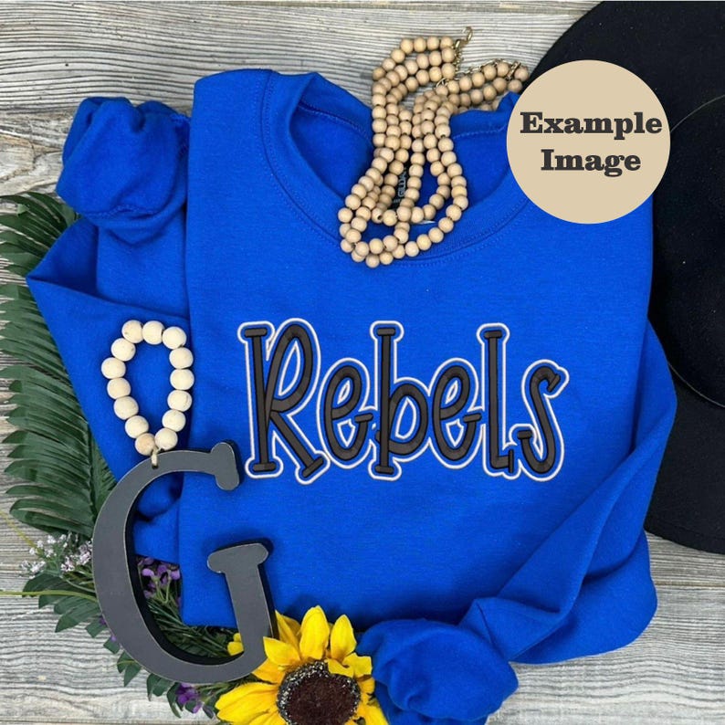 Custom Name 3D Puff Embroidery file, Personalized Puffy Font with Satin Edge outline image 9