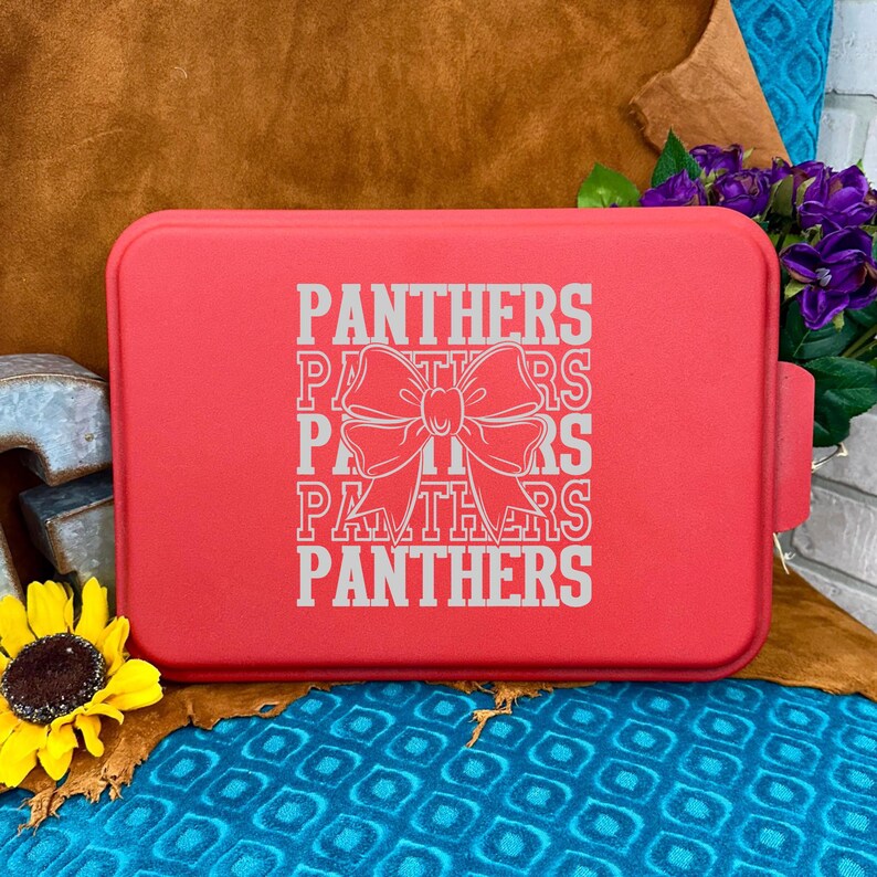 Panther Mascot Cheer Bow SVG PNG: Stacked Text Design (Digital Download) DTF sublimation Laser Engraving image 11