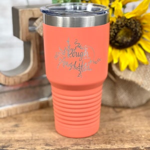Rough Life Lake Map 30oz Insulated Tumbler