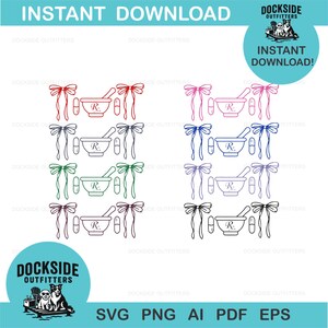Pharmacist Icons Clipart SVG PNG DTF, Pharmacy Tech, Instant Digital Download, Cricut Silhouette and Laser Engravers