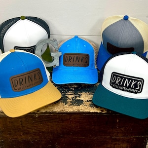 Funny Lake Hat, Floats Well With Others Snapback, Patch Hat, Boating Hat, Summer Trucker Cap, Lake Life Hat
