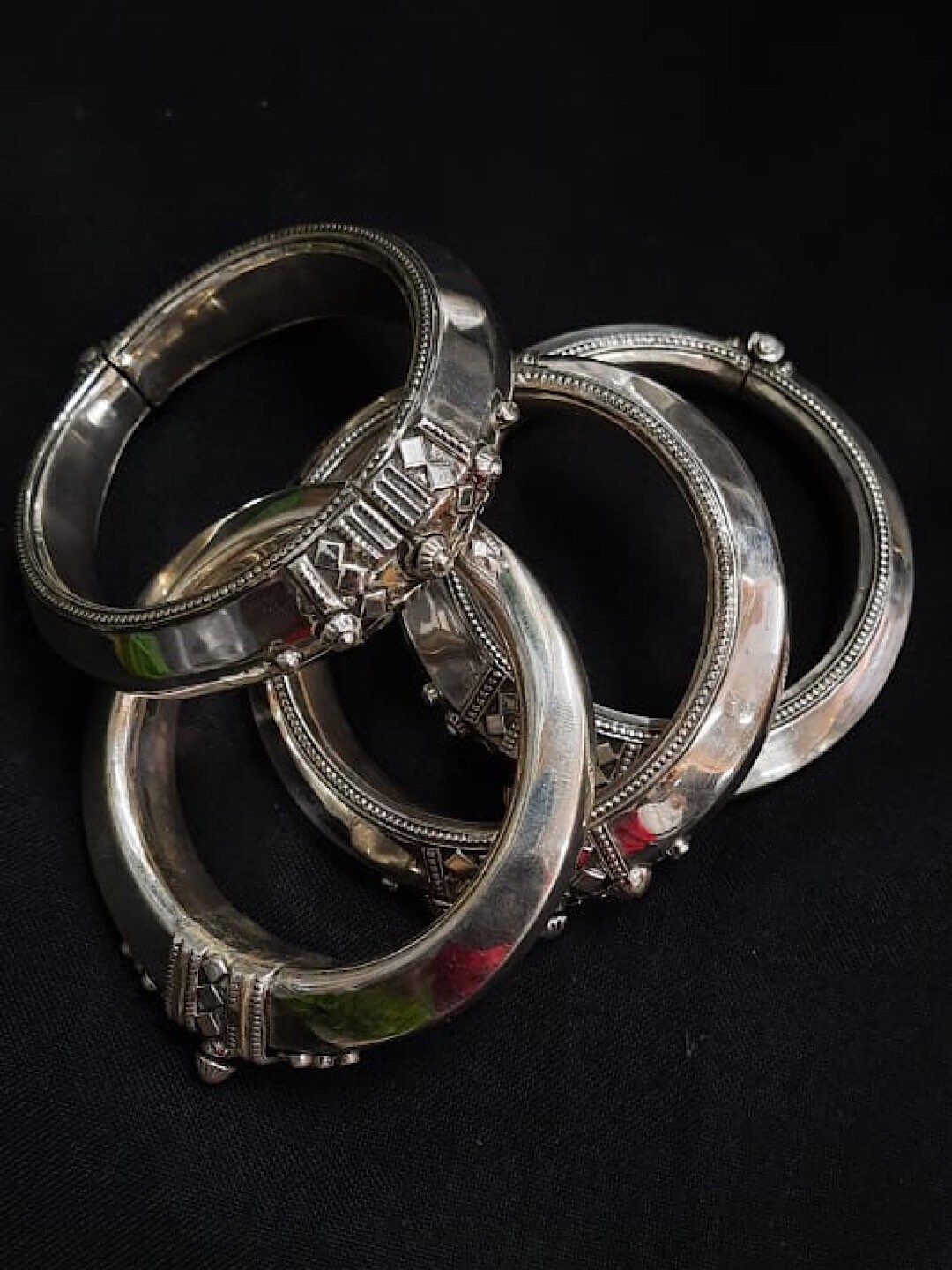 Handmade TOUAREG Cuff Bracelet – 925 Silver Ethnic Unisex