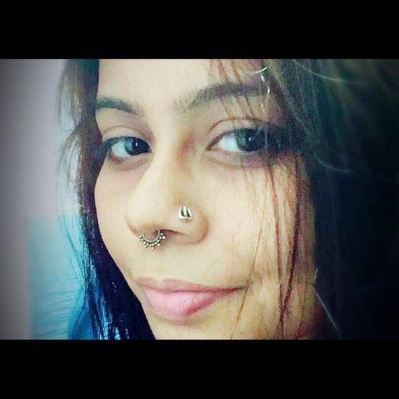 Trishul on sale nose ring