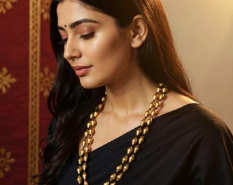 Indian Jewelry | Sabyasachi Inspired Multi Layered Dholki Necklace | 925 Gold Plated Bridal Necklace