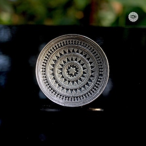 Sterlingzilveren statementring: verstelbare boho-sieraden