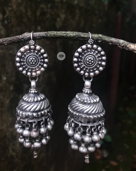 Jhumka earrings, jhumki layered earrings, long si… - image 5