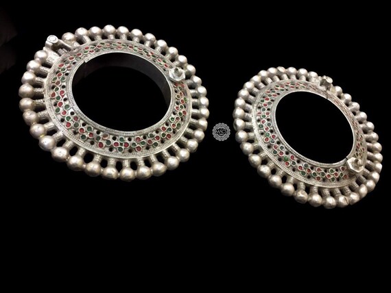 Vintage Indian Cuff Original antique Jaipur Jewelr
