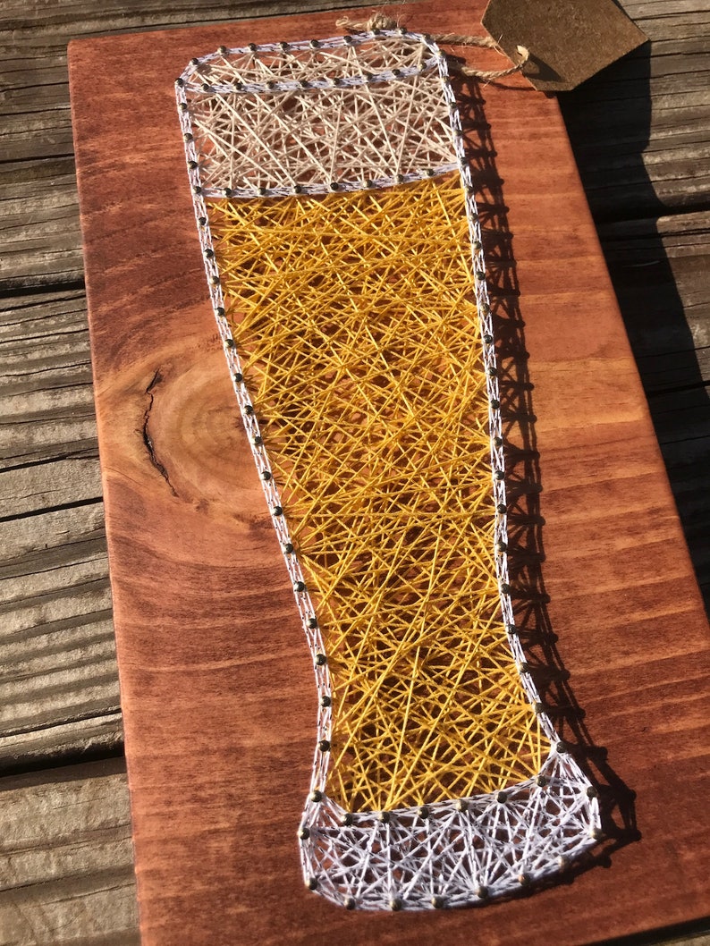 Beer and wine string art beer string art wine string art | Etsy