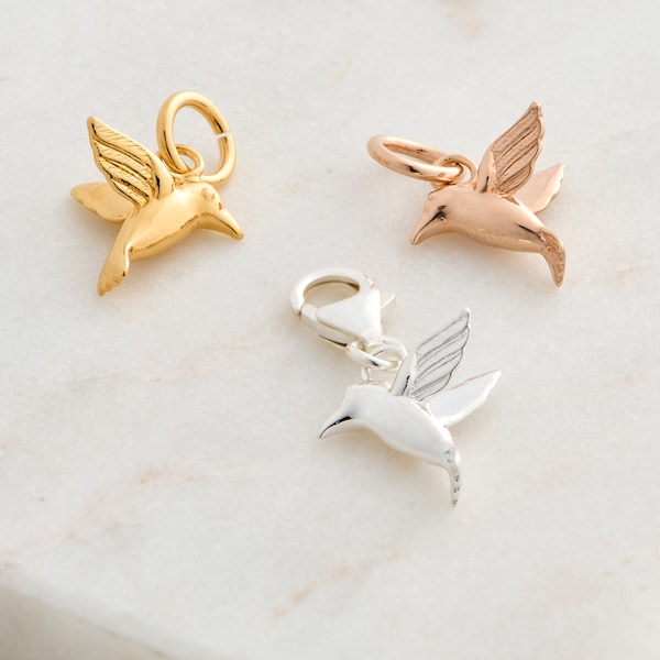 Hummingbird Charm - Etsy