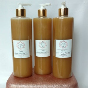 Organic | Lustrous Honey | Body | Wash | Ultra Hydrating | Cleansing Milk