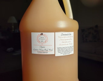 BULK / PRIVATE LABEL Organic Lustrous Honey Body/Hand Wash