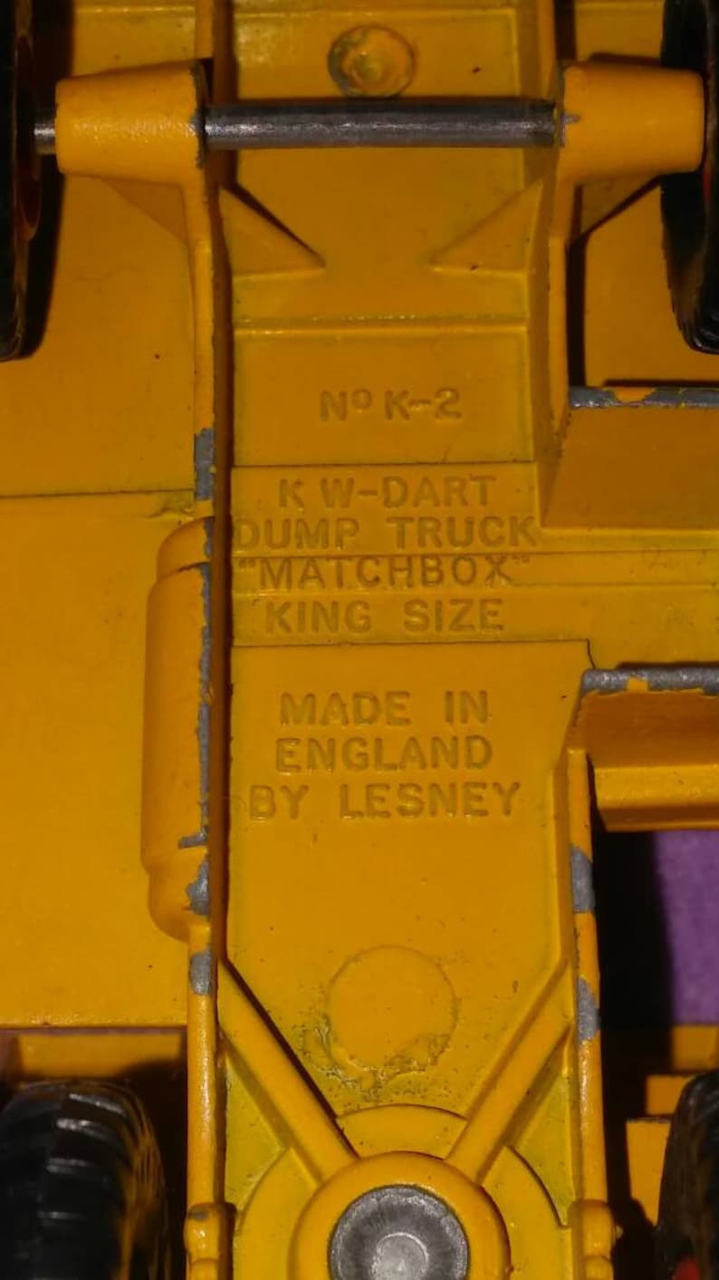 Kingsize No 7. 2 Dump Truck and No