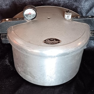 Vintage Steam Liner Schnellkochtopf | Retro Küche Dekor | Sammler Koch-Werkzeug