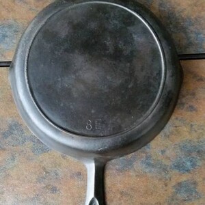 ヴィンテージ BSR レッドマウンテン 8-E 鋳鉄フライパン ミッドセンチュリー バーミンガム ストーブ アンド レンジ