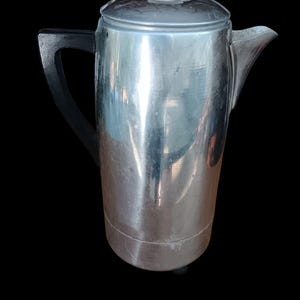 Antique Empire No. 1910 Electric Coffee Percolator – Early 20th Century Aluminum