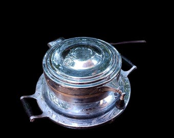 Vintage Westinghouse CPC-4 Chrome Waffle Maker | 1940s Electric Round 4-Grid | Mid-Century Art Deco Chrome Kitchen Icon