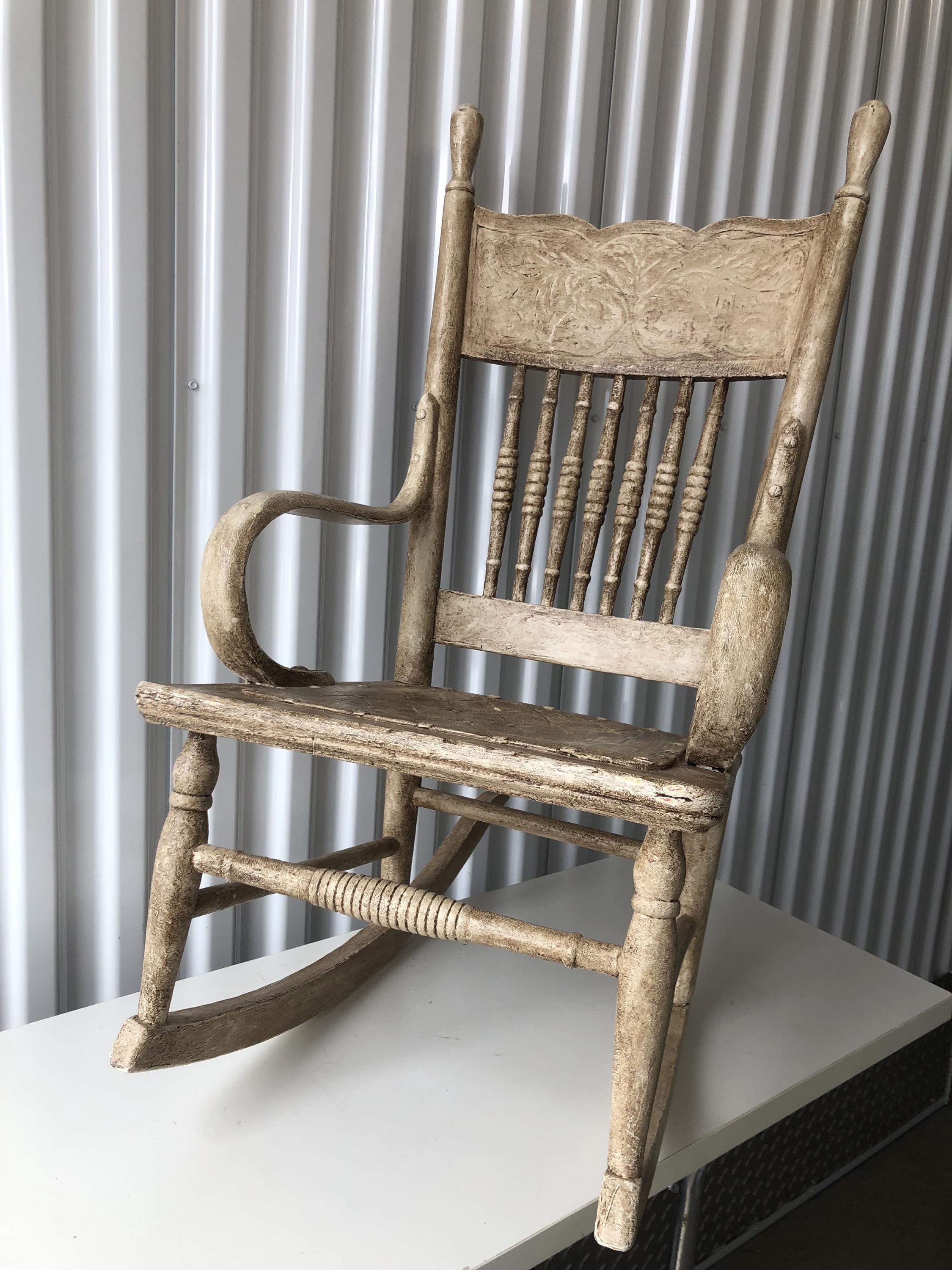 Antique rocking chair 1900s - Etsy 日本