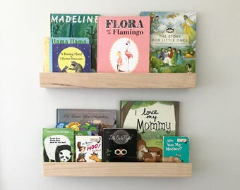 Nursery Shelves - Picture Ledge Shelf - Ledge Shelf - Wood Shelf - Floating Shelf - Book Ledge - Picture Ledge - Floating Shelf - Book Shelf