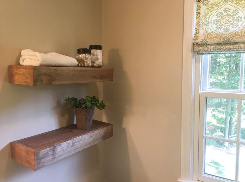 Chunky Shelf Floating Shelf Floating Shelves rustic Etsy